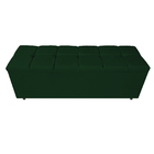 Calçadeira Estofada Manchester 140 Cm Casal Suede Verde - Doc