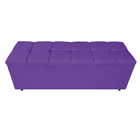 Calçadeira Estofada Manchester 160 Cm Queen Size Corano Roxo