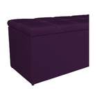 Calçadeira Estofada Manchester 160 Cm Queen Size Suede Roxo -