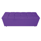 Calçadeira Estofada Manchester 195 Cm King Size Corano Roxo -