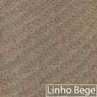 Calçadeira Estofada Veneza 160 Cm Queen Size Linho Bege - Ama