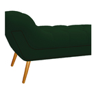 Calçadeira Estofada Veneza 160 Cm Queen Size Suede Verde - Do