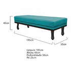 Calçadeira King Orlando P02 195 Cm Para Cama Box Suede - Doce