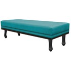 Calçadeira King Orlando P02 195 Cm Para Cama Box Suede - Doce