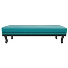 Calçadeira King Orlando P02 195 Cm Para Cama Box Suede - Doce