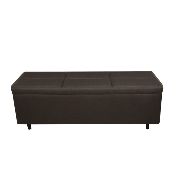 Calçadeira Milão 160 Cm Suede Marrom Escuro - D'rossi