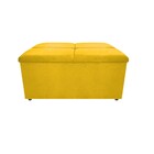 Calçadeira Munique 100 Cm Solteiro Corano Amarelo - Amarena M