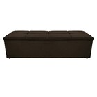 Calçadeira Munique 140 Cm Casal Corano Marrom - Amarena Móveis