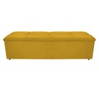 Calçadeira Munique 140 Cm Casal Suede Amarelo - Amarena Móveis