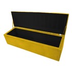 Calçadeira Munique 195 Cm King Size Corano Amarelo - Amarena