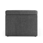 Calçadeira Navi 140 / N-041 Linho Cinza Escuro