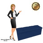 Calçadeira Nina 90 Cm Suede Azul Marinho D'rossi