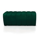 Calçadeira Olivia 90 Cm Veludo Verde Esmeralda - D'rossi