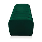 Calçadeira Olivia 90 Cm Veludo Verde Esmeralda - D'rossi