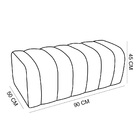 Calçadeira Olivia  90 Cm Veludo Rosê - D'rossi