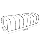 Calçadeira Olivia Casal 140 Cm Veludo Rose - D'rossi