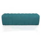 Calçadeira Olivia Queen 160 Cm Veludo Azul Turquesa - D'rossi