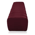 Calçadeira Olivia Queen 160 Cm Veludo - D'rossi - A125 Vinho