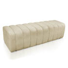 Calçadeira Olivia Queen 160 Cm Veludo - D'rossi - A129 Off Wh