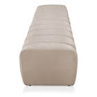 Calçadeira Olivia Queen 160 Cm Veludo - D'rossi - A85 Bege