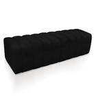 Calçadeira Olivia Queen 160 Cm Veludo Preto - D'rossi