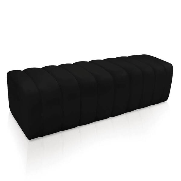 Calçadeira Olivia Queen 160 Cm Veludo Preto - D'rossi