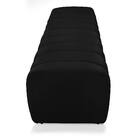 Calçadeira Olivia Queen 160 Cm Veludo Preto - D'rossi