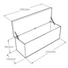 Calçadeira Para Cama Box De Casal Castanho Marrom