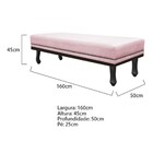 Calçadeira Queen Orlando P02 160 Cm Para Cama Box Corano - Am