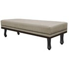 Calçadeira Queen Orlando P02 160 Cm Para Cama Box Suede - Doc