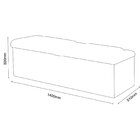 Calçadeira Recamier 140cm Lotus Cacau