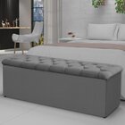 Calçadeira Recamier 160cm Lotus Cinza