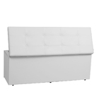 Calçadeira Recamier Baú Casal 1 40m Berlim Corano Branco - Pa