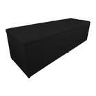 Calçadeira Recamier Baú Casal King 190cm Juliana Suede Preto