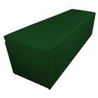 Calçadeira Recamier Baú Casal Queen 160cm Eva Suede Verde - D