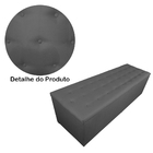 Calçadeira Recamier Baú Casal Super King 195cm Juliana Suede