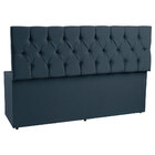 Calçadeira Recamier Baú King 1 95m Madrid Suede Azul Marinho