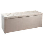 Calçadeira Recamier Baú King 1 95m Madrid Suede - Pallazio -