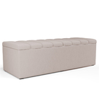 Calçadeira Recamier Baú Para Cama De Casal Dália 140x50 Cm W0