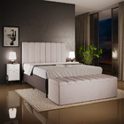 Calçadeira Recamier Baú Para Cama De Casal Dália 140x50 Cm W0