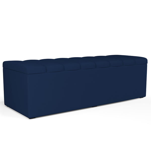 Calçadeira Recamier Baú Para Cama De Casal Dália 140x50 Cm W0
