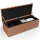 Calçadeira Recamier Baú Para Cama De Casal Dália 140x50 Cm W0