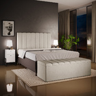 Calçadeira Recamier Baú Para Cama De Casal King  Dália 195x50