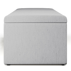 Calçadeira Recamier Baú Para Cama De Casal King Dália 195x50