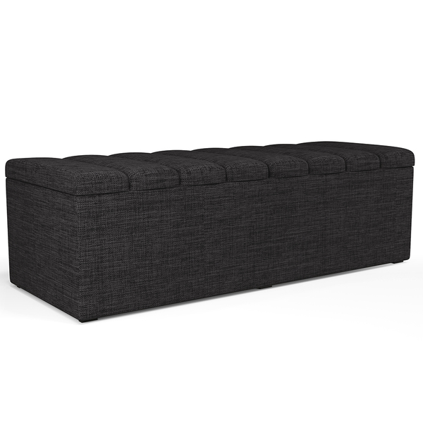 Calçadeira Recamier Baú Para Cama Queen Dália 160x50 Cm W01 L