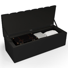 Calçadeira Recamier Baú Para Cama Queen Dália 160x50 Cm W01 S