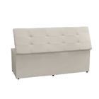 Calçadeira Recamier Baú Queen 1 60m Berlim Suede - Pallazio -