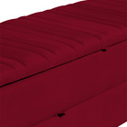 Calçadeira Recamier Baú Sapateira Casal 140cm Ayla Veludo Tam