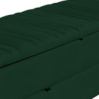 Calçadeira Recamier Baú Sapateira Casal 140cm Ayla Veludo Tam