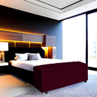 Calçadeira Recamier Baú Sapateira Casal Queen 160cm Ayla Sued